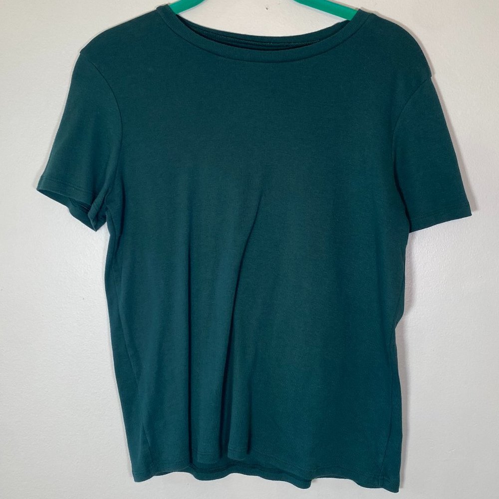 American Eagle Green Crew Neck T-Shirt - Picture 1 of 5